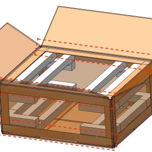 Cartón protector en ángulo Ador 742 mm