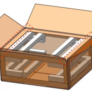 Cartón protector en ángulo Ador 585 mm