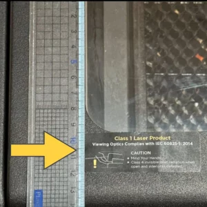 Hand Pegatina de advertencia